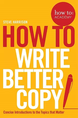 How To Write Better Copy cover