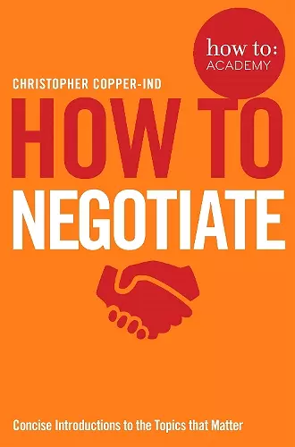 How To Negotiate cover