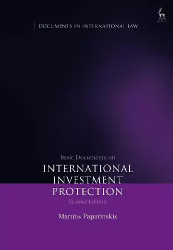 Basic Documents on International Investment Protection cover