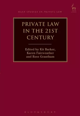 Private Law in the 21st Century cover