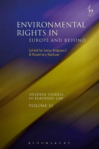 Environmental Rights in Europe and Beyond cover