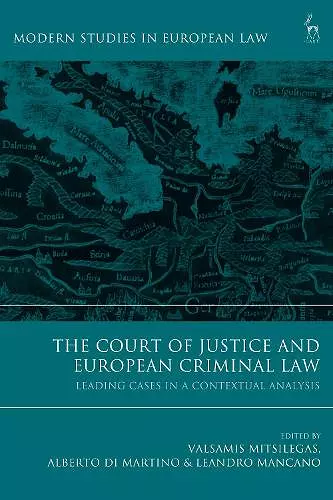 The Court of Justice and European Criminal Law cover