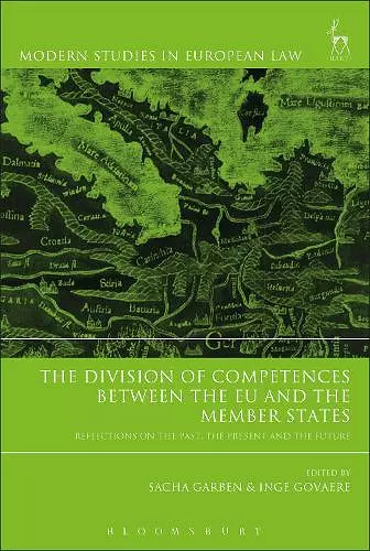 The Division of Competences between the EU and the Member States cover