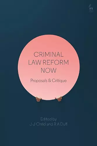 Criminal Law Reform Now cover