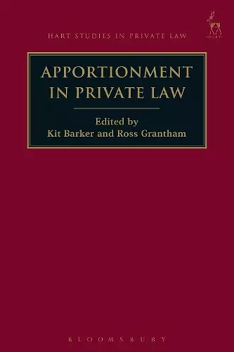 Apportionment in Private Law cover