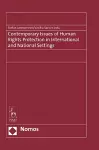 Contemporary Issues of Human Rights Protection in International and National Settings cover