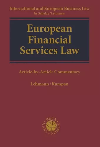 European Financial Services Law cover