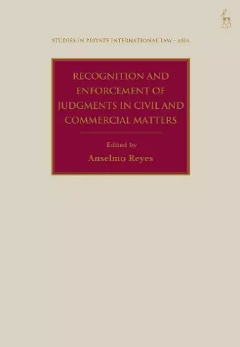 Recognition and Enforcement of Judgments in Civil and Commercial Matters cover