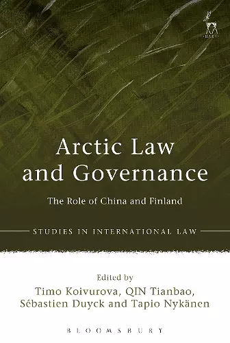 Arctic Law and Governance cover