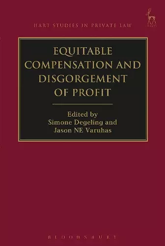Equitable Compensation and Disgorgement of Profit cover