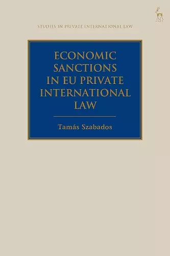 Economic Sanctions in EU Private International Law cover