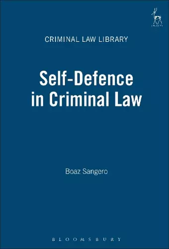 Self-Defence in Criminal Law cover