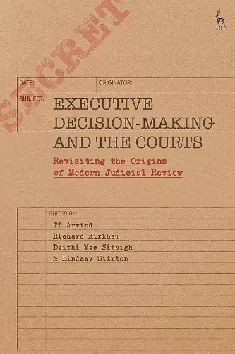 Executive Decision-Making and the Courts cover