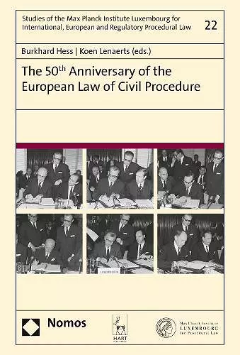 The 50th Anniversary of the European Law of Civil Procedure cover