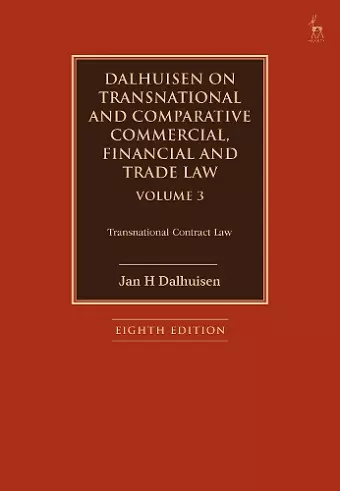 Dalhuisen on Transnational and Comparative Commercial, Financial and Trade Law Volume 3 cover