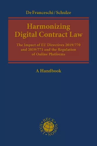 Harmonizing Digital Contract Law cover