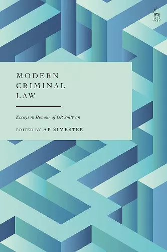 Modern Criminal Law cover