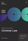 Core Statutes on Criminal Law 2022-23 cover