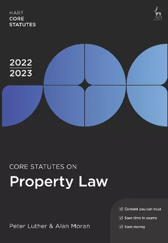 Core Statutes on Property Law 2022-23 cover