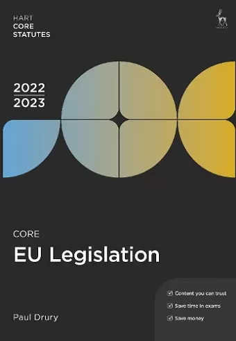 Core EU Legislation 2022-23 cover