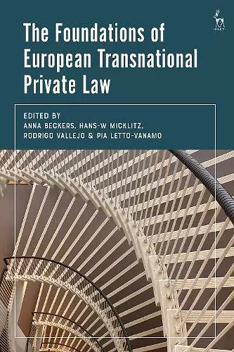 The Foundations of European Transnational Private Law cover