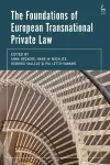 The Foundations of European Transnational Private Law cover