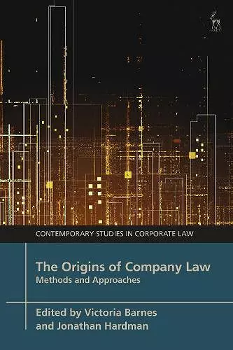 The Origins of Company Law cover