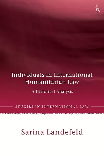 Individuals in International Humanitarian Law cover