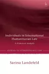 Individuals in International Humanitarian Law cover