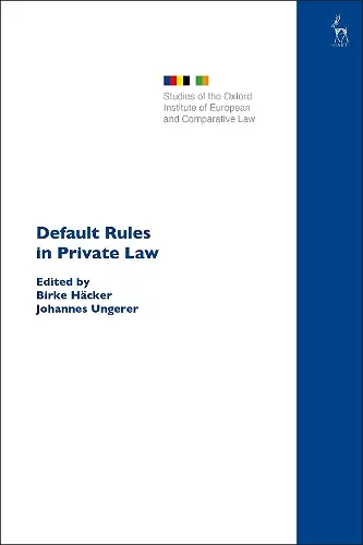 Default Rules in Private Law cover