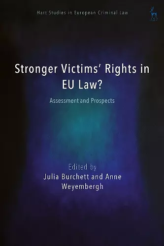 Stronger Victims’ Rights in EU Law? cover