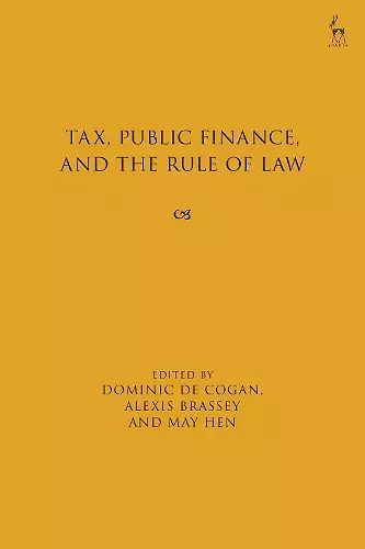 Tax, Public Finance, and the Rule of Law cover