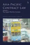 Asia-Pacific Contract Law, Volume 1 cover