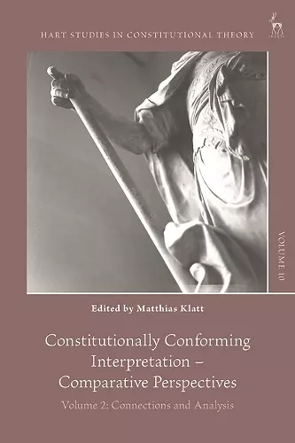 Constitutionally Conforming Interpretation - Comparative Perspectives cover