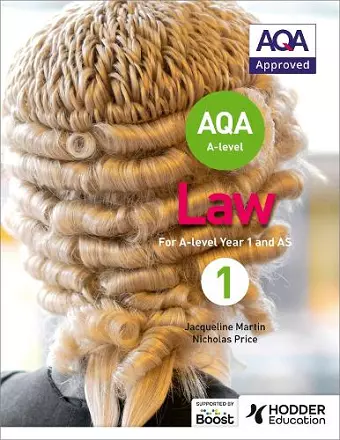 AQA A-level Law for Year 1/AS cover