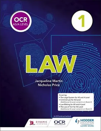 OCR AS/A Level Law Book 1 cover