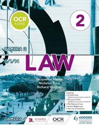 OCR A Level Law Book 2 cover