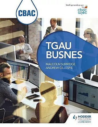 CBAC TGAU Busnes (WJEC GCSE Business Welsh-language edition) cover