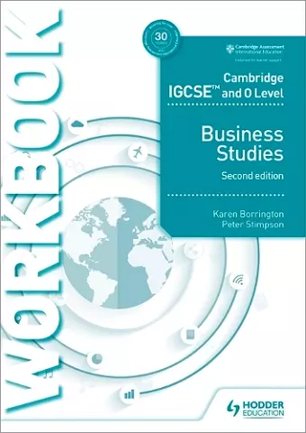 Cambridge IGCSE and O Level Business Studies Workbook 2nd edition cover