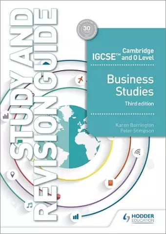 Cambridge IGCSE and O Level Business Studies Study and Revision Guide 3rd edition cover