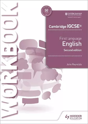 Cambridge IGCSE First Language English Workbook 2nd edition cover