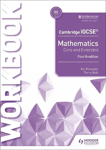 Cambridge IGCSE Mathematics Core and Extended Workbook cover