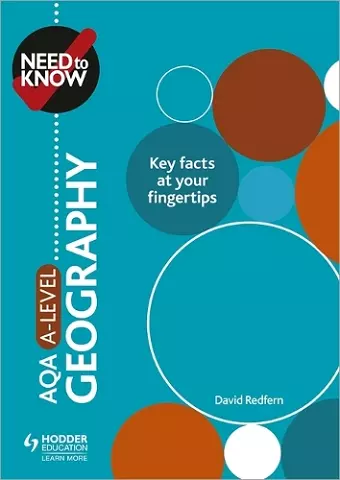 Need to Know: AQA A-level Geography cover