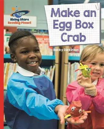 Reading Planet - Make an Egg Box Crab - Red B: Galaxy cover