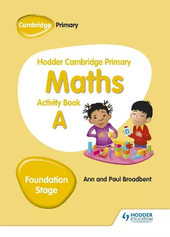 Hodder Cambridge Primary Maths Activity Book A Foundation Stage cover