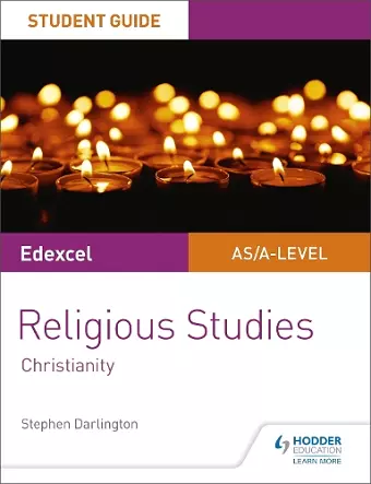 Pearson Edexcel Religious Studies A level/AS Student Guide: Christianity cover