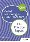 CEM 11+ Verbal Reasoning & Cloze Procedure Practice Papers cover