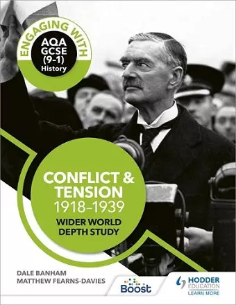 Engaging with AQA GCSE (9–1) History: Conflict and tension, 1918–1939 Wider world depth study cover