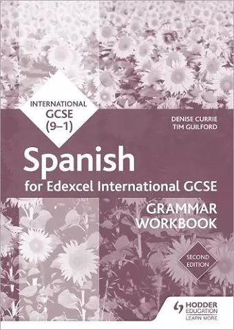 Edexcel International GCSE Spanish Grammar Workbook Second Edition cover