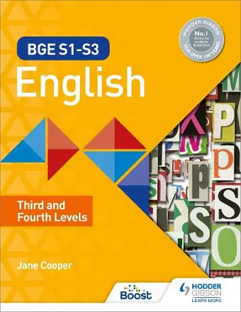 BGE S1–S3 English: Third and Fourth Levels cover
